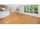 Bright living space featuring a kitchen and an inviting bay window at 1428 Gray Bluff Trl, Chapel Hill, NC 27517