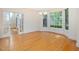 Inviting living room with French doors and a bright bay window at 1428 Gray Bluff Trl, Chapel Hill, NC 27517