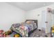 bedroom featuring truck-themed decor, carpeted floor, and neutral paint at 2746 Saint Lukes Church Rd, Goldston, NC 27252