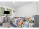 bedroom featuring truck-themed decor, carpeted floor, and natural light at 2746 Saint Lukes Church Rd, Goldston, NC 27252