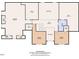 Upstairs floor plan showcasing bedrooms, bathrooms, attic space and storage at 296 Shoreline Dr, Princeton, NC 27569