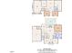 Detailed floor plan showcasing the layout of the home's first and second floors with labeled rooms at 296 Shoreline Dr, Princeton, NC 27569