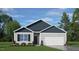 Charming single-Gathering home with a two-car garage, manicured lawn, and beautiful landscaping at 3608 Sorda Ct, Raleigh, NC 27610