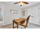 The room offers a functional layout and ample space for your needs, accentuated by a ceiling fan for comfort at 4024 Dunkirk Dr, Burlington, NC 27215