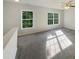 Well-lit bedroom featuring two large windows allowing ample natural light at 4126 Amber Stone Way, Durham, NC 27704