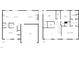 Detailed floor plan of the house layout, including the kitchen, living room, and bedrooms at 4126 Amber Stone Way, Durham, NC 27704