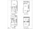 Detailed floor plan showcases the layout of this home, including room dimensions and garage at 512 Gordon St # 901, Durham, NC 27701