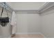 Walk-in closet, great for home organization at 623 Lincoln Dr, Kenly, NC 27542
