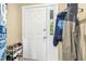 Bright entryway featuring a door to the outside and a closet for coats and shoes at 700 Martin Luther King Jr Blvd # A6, Chapel Hill, NC 27514