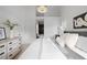Primary bedroom with lots of natural light and ensuite bathroom at 8004 Mill Bluff Ct, Raleigh, NC 27616