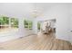 Bright living room with hardwood floors and lots of natural light at 8004 Mill Bluff Ct, Raleigh, NC 27616