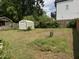 Spacious backyard featuring a storage shed at 829 Coleman St, Raleigh, NC 27610