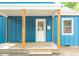 Inviting covered front porch perfect for relaxing or greeting guests at 1402 Robinhood Rd, Durham, NC 27701