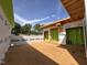 Outdoor patio under construction, featuring exposed wood framing and building wrap at 1521 1/2 Sunrise Ave, Raleigh, NC 27608