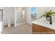 Modern bathroom featuring a sleek glass enclosed shower and double sink vanity at 161 Nashua Dr # 2594P, Louisburg, NC 27549