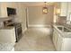 Kitchen featuring granite countertops and stainless steel appliances at 1610 W B St, Butner, NC 27509