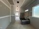 Bathroom featuring a window, shower and drywall at 194 Landon Ridge, Sanford, NC 27330
