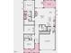 Detailed floor plan showcasing the layout of the home including Owner's Suite, Flex, and Gathering Room at 2000 Clydner Dr, Apex, NC 27523