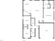Detailed floor plan showcasing the layout of the home, including bedrooms and living spaces at 2079 Alderman Way, Creedmoor, NC 27522