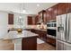 Modern kitchen features granite countertops, stainless steel appliances, and ample cabinet space at 244 Potomac River St, Garner, NC 27529