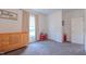 Bright bedroom with neutral walls, light-colored carpet, and natural wood furniture at 2912 Epps Clark Rd, Siler City, NC 27344