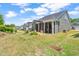 Spacious backyard with covered patio and plenty of room for outdoor activities at 345 Warm Wind Dr, Clayton, NC 27527