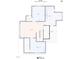 Upper level floorplan detailing bedrooms, bonus kitchen, bonus room, storage, and bathroom at 4405 Brighton Ridge Dr, Apex, NC 27539