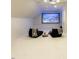 Cozy home theater features a projector screen, comfortable seating, and ample space for entertainment at 5025 Martin Farm Rd, Raleigh, NC 27613