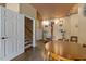 Basement bonus room featuring stairs and dining table at 6707 Frieden Church Rd, Gibsonville, NC 27249
