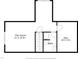 Third floor plan showcasing flex room, bathroom and attic at 7516 Orchard Crest Ct, Apex, NC 27539