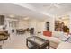 This carpeted basement space features an open floor plan and provides direct access to an office space at 81008 Alexander, Chapel Hill, NC 27517