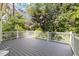 Spacious deck overlooking a lush green landscape at 81008 Alexander, Chapel Hill, NC 27517