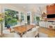 Eat-in kitchen with lots of windows, and connected to a living room space is great for meals and relaxing at 81008 Alexander, Chapel Hill, NC 27517