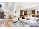 Bright living room with hardwood floors and a view of the entryway at 81008 Alexander, Chapel Hill, NC 27517