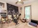 Bedroom designed with various interests and hobbies in mind at 112 Cameron Ct, Cary, NC 27511
