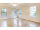 Spacious main bedroom with neutral walls and plenty of natural light at 124 Owensboro Ct, Raleigh, NC 27603