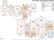 Detailed floor plan showcasing layout with bedrooms, living areas, kitchen, and bonus rooms at 129 Trellingwood Dr, Morrisville, NC 27560