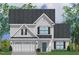 Charming two-story home featuring a two-car garage and classic architectural details at 186 N Maple Walk Dr # 224, Garner, NC 27529