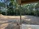 Partially completed backyard featuring a wooded view at 188 Landon Ridge, Sanford, NC 27330