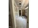 Bathroom featuring a tiled shower and views of the backyard at 188 Landon Ridge, Sanford, NC 27330