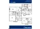 Detailed Oak floor plan showing the layout of the first, second and third floors at 188 Landon Ridge, Sanford, NC 27330