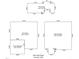 Floor plan showing the square footage of each floor at 188 Landon Ridge, Sanford, NC 27330