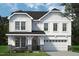 Charming two-story home with white siding, stone accents, and a welcoming covered porch at 1931 Ballard Rd, Fuquay Varina, NC 27526