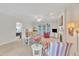 Bright living room features a fireplace and large sliding glass doors to let in natural light at 1933 Castle Pines Dr, Raleigh, NC 27604