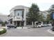 Shopping center retail stores at corner featuring Fink's Jewelers, with well-maintained landscaping and nearby parking at 1933 Castle Pines Dr, Raleigh, NC 27604