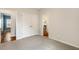 A bright bedroom with carpeted floors and a double door closet at 230 Forest Meadow Ln, Franklinton, NC 27525