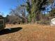Backyard of property with sheds and tree coverage at 302 N 12Th St, Erwin, NC 28339