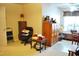 Comfortable bedroom with a ceiling fan, warm colors, and cozy furnishings, inviting relaxation at 3027 Maple Ave # Apt K3, Burlington, NC 27215