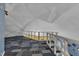 Unique loft space featuring an overlook with bright mosaic carpeting and a domed ceiling at 3312 Hawk Ridge Rd, Chapel Hill, NC 27516