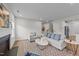 Bright living room featuring a fireplace, plush seating, and stylish decor at 3700 Horton Hill Dr, New Hill, NC 27562
